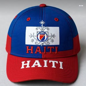 Casque Haiti Rouge et Bleu